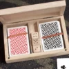 Nkuku Eco-Friendly Gifts Mango Wood Card & Dice Set