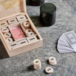 Nkuku Eco-Friendly Gifts Mango Wood Poker Set
