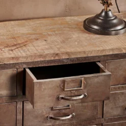 Nkuku Mansu Iron & Mango Wood Cabinet Large