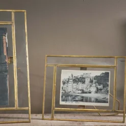 Nkuku Home Accessories Marisa Brass Standing Frame