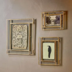 Nkuku Marisa Brass Wall Hung Frame