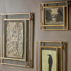 Nkuku Marisa Brass Wall Hung Frame