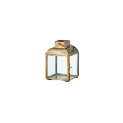 Nkuku Maro Brass Lantern - Small Home Accessories