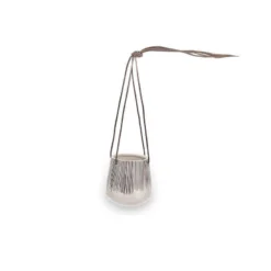Nkuku Matamba Ceramic Hanging Planter - Lines