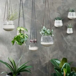 Nkuku Matamba Ceramic Hanging Planter - Match
