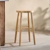 Nkuku New Arrivals Mengwi Round Bar Stool 2 Nkuku New Arrivals Mengwi Round Bar Stool