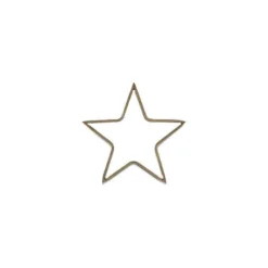 Nkuku Meru Brass Star - Antique Brass Home Accessories