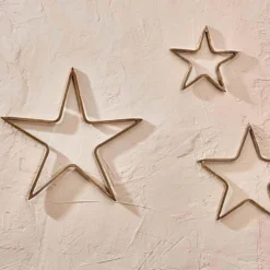 Nkuku Meru Brass Star - Antique Brass Home Accessories