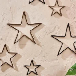 Nkuku Meru Brass Star - Antique Brass Home Accessories