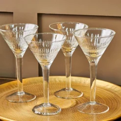 Nkuku Mila Cocktail Glass - Clear (Set Of 4) Tableware