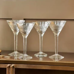 Nkuku Mila Cocktail Glass - Clear (Set Of 4) Tableware