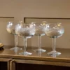 Nkuku Tableware Mila Gin Glass - Clear (Set Of 2) 2 Nkuku Tableware Mila Gin Glass - Clear (Set Of 2)