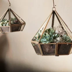 Nkuku Home Accessories Mina Hanging Terrarium