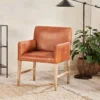 Nkuku Mirzapur Leather Desk Chair