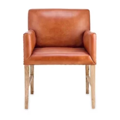Nkuku Mirzapur Leather Desk Chair