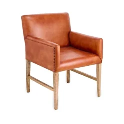 Nkuku Mirzapur Leather Desk Chair