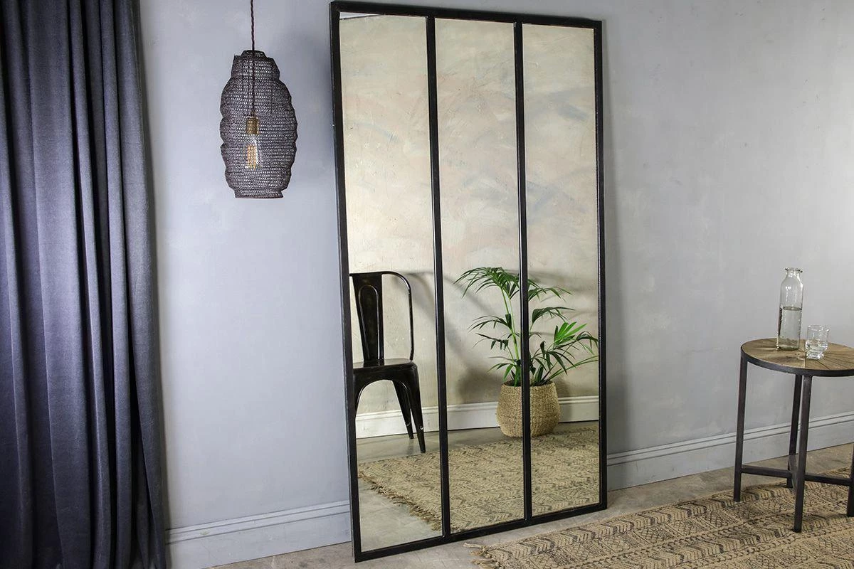 Nkuku Murzu Full Length Iron Mirror 3 Nkuku Murzu Full Length Iron Mirror