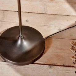 Nkuku Muturi Floor Lamp - Aged Bronze Living Room