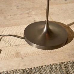 Nkuku New Arrivals Muturi Glass Floor Lamp - Aged Bronze