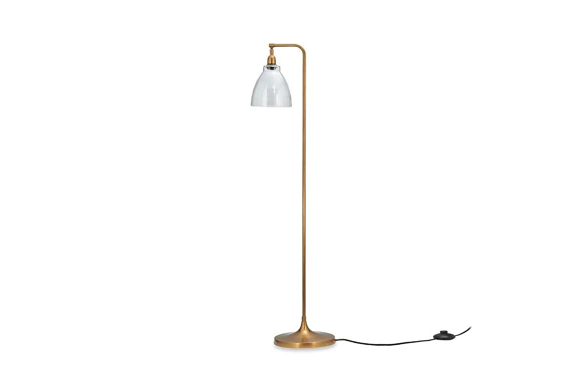 Nkuku Muturi Glass Floor Lamp - Antique Brass New Arrivals 7 Nkuku Muturi Glass Floor Lamp - Antique Brass New Arrivals