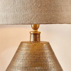 Nkuku Nalgonda Lamp - Antique Brass - Large
