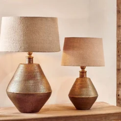 Nkuku Nalgonda Lamp - Antique Brass - Large