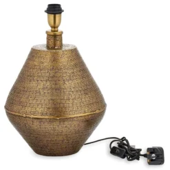 Nkuku Nalgonda Lamp - Antique Brass - Large