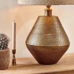 Nkuku Nalgonda Lamp - Antique Brass - Small New Arrivals