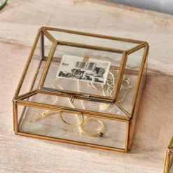 Nkuku Eco-Friendly Gifts Nalou Jewellery Box With Frame