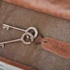 Nkuku Home Accessories Namba Leather Keyring