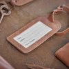 Nkuku Namba Leather Luggage Tag Eco-Friendly Gifts