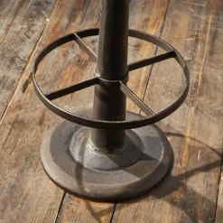 Nkuku Narwana Leather Round Stool - Rich Green Kitchen & Dining Room