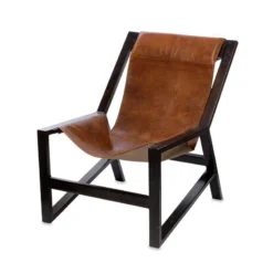 Nkuku Narwana Plain Leather Lounger