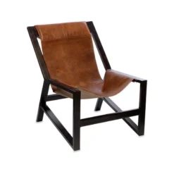 Nkuku Narwana Plain Leather Lounger