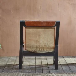Nkuku Narwana Plain Leather Lounger