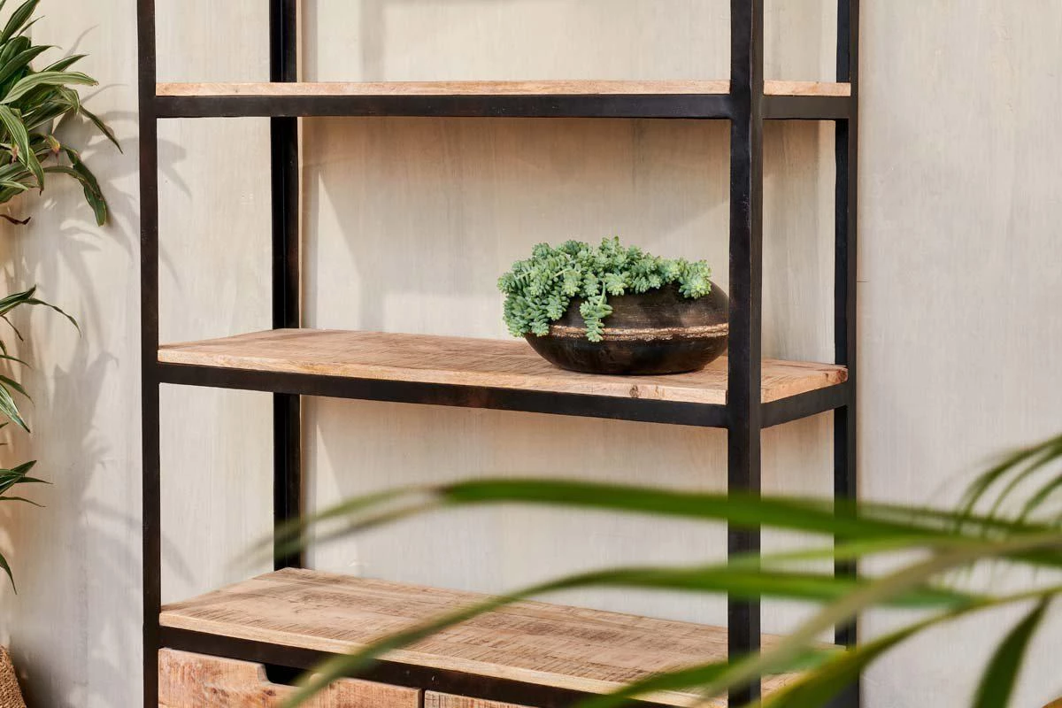 Nkuku Living Room Nermada Shelving Unit 5 Nkuku Living Room Nermada Shelving Unit