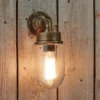 Nkuku Ngari Outdoor Light - Antique Brass