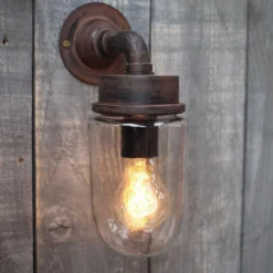 Nkuku Ngari Outdoor Light - Rust Outdoor Lighting