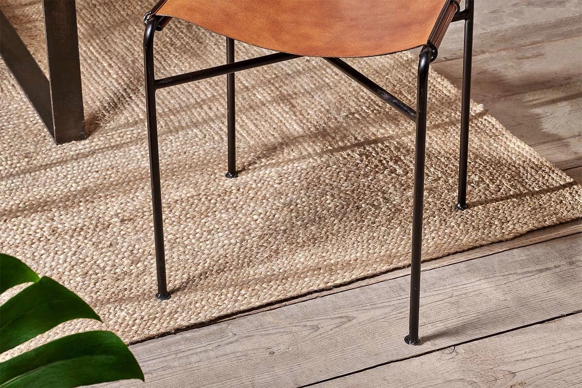 Nkuku New Arrivals Nirmi Leather Sling Back Dining Chair 7 Nkuku New Arrivals Nirmi Leather Sling Back Dining Chair