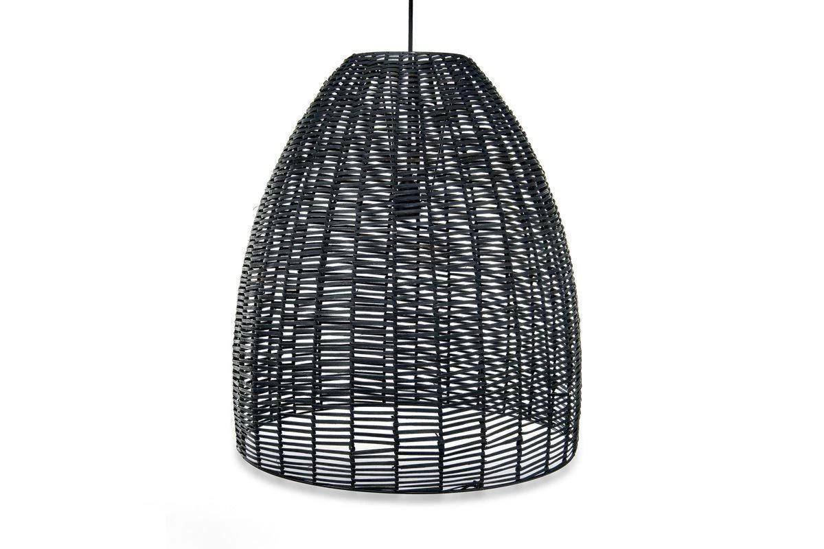 Nkuku Noko Black Wicker Conical Pendant - Large 5 Nkuku Noko Black Wicker Conical Pendant - Large