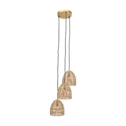 Nkuku Noko Wicker Cluster Pendant Kitchen & Dining Room