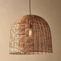 Nkuku Noko Wicker Dome Pendant - Large New Arrivals