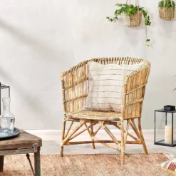 Nkuku Living Room Nokpul Rattan Armchair