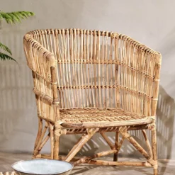 Nkuku Living Room Nokpul Rattan Armchair