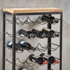 Nkuku Storage & Shelving Obra Industrial Wine Rack - Large