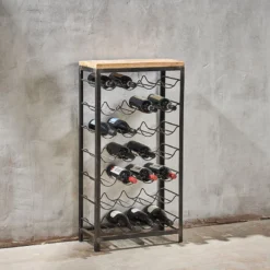 Nkuku Storage & Shelving Obra Industrial Wine Rack - Large