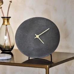 Nkuku Okota Standing Clock - Black Home Accessories