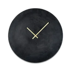Nkuku Okota Wall Hung Clock - Black Home Accessories