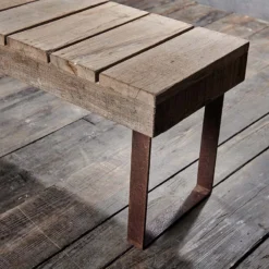 Nkuku Oso Wooden Bench - 220cm Garden Furniture