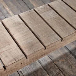 Nkuku Oso Wooden Bench - 220cm Garden Furniture